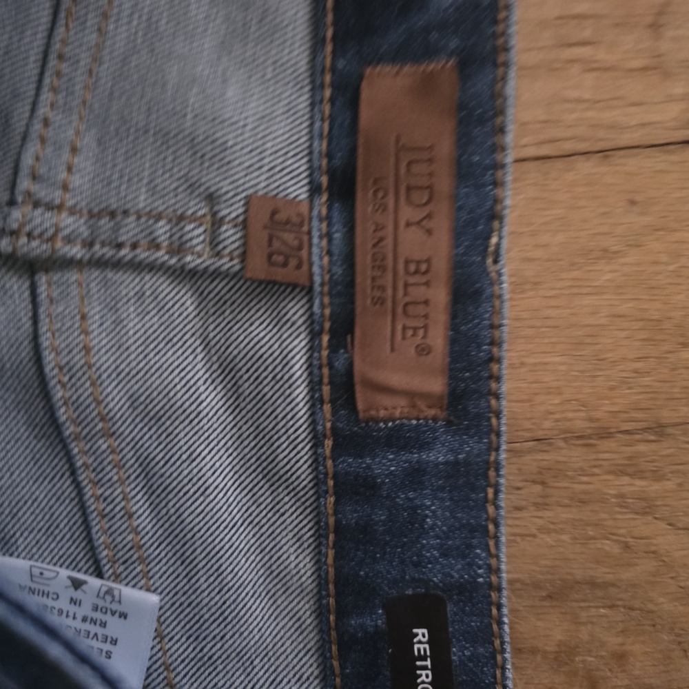 Judy Blue Wide Leg Retro Blue Jeans